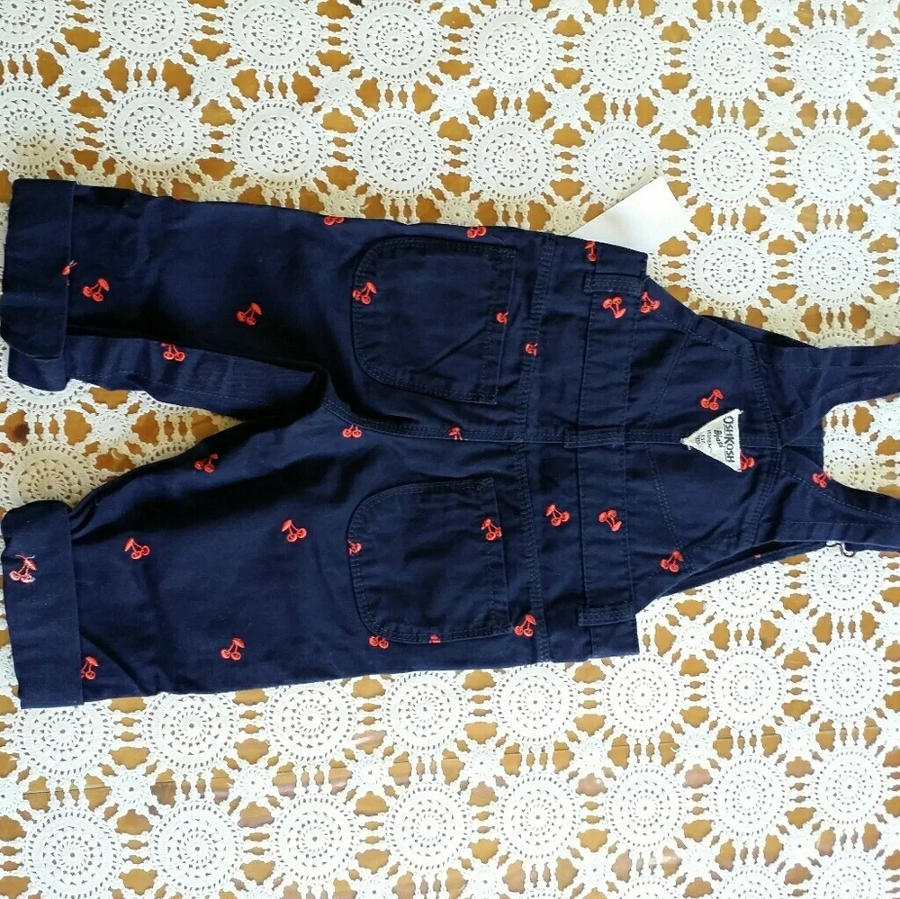 Oshkosh cherrys overall 18mos